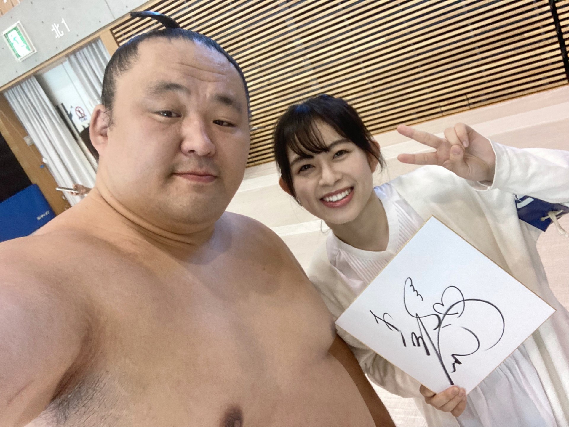 大相撲岡山場所 玉鷲関&井上
