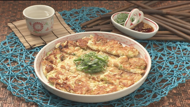 切り干し大根とツナのチヂミ