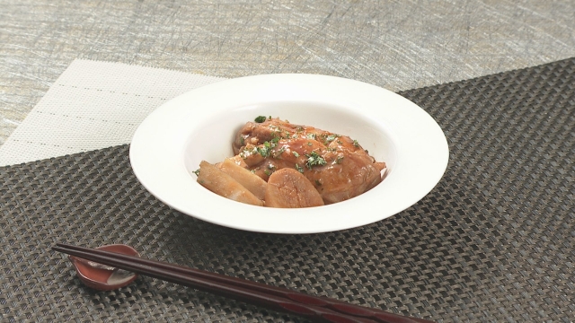 肉汁たっぷり鶏の時短煮・トマト風味