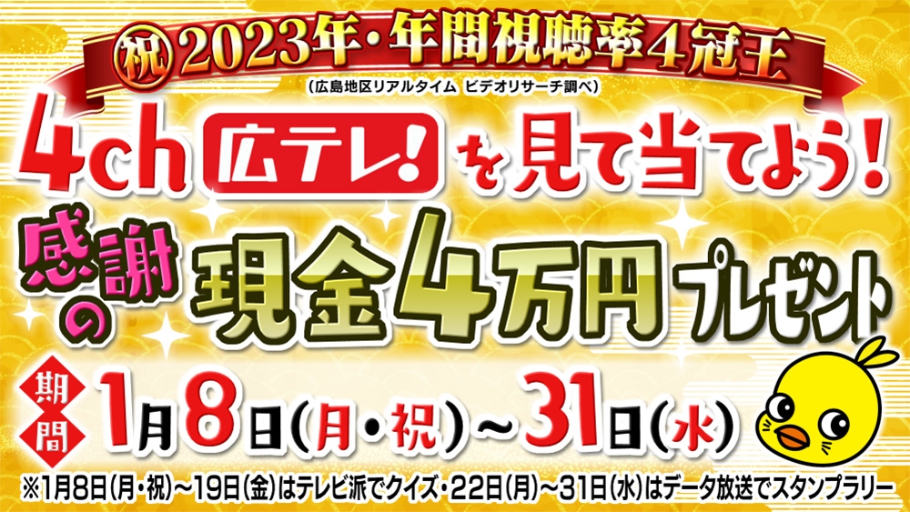 新年の4万円プレゼント企画