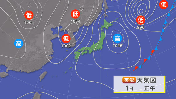 地上天気図