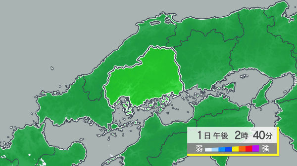 気象レーダー画像